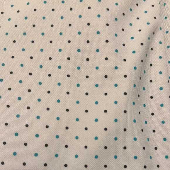 FootJoy White Polo Shirt with Dot Pattern - Picture 3 of 3
